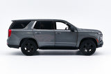 2025 Chevrolet Tahoe PPV Police Pursuit Vehicle 1/25 Diecast Police Car Model Builder Kit Motormax 76816 Dark Grey