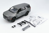 2025 Chevrolet Tahoe PPV Police Pursuit Vehicle 1/25 Diecast Police Car Model Builder Kit Motormax 76816 Dark Grey