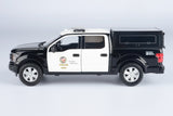 2019 Ford F-150 Lariat Crew Cab LAPD (Los Angeles Police Department) Bomb Squad Unit Police Pickup Truck Black&White 1:27 Motormax Law Enforcement Series 76819