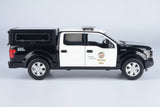 2019 Ford F-150 Lariat Crew Cab LAPD (Los Angeles Police Department) Bomb Squad Unit Police Pickup Truck Black&White 1:27 Motormax Law Enforcement Series 76819