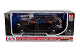 2022 Ford Explorer Police Interceptor Utility Unmarked Builder Kit Black 1:24 Diecast Model by MOTORMAX 76988 Black KIT