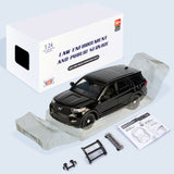 2022 Ford Explorer Police Interceptor Utility Unmarked Builder Kit Black 1:24 Diecast Model by MOTORMAX 76988 Black KIT