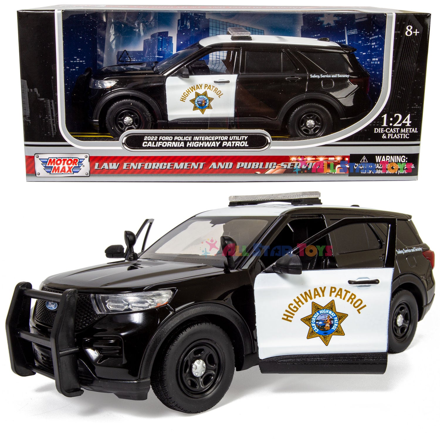 カリフォルニア ハイウェイパトロール カー 模型 1/24 Amazon.com: 2022 Police Interceptor Utility California Highway