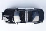 2023 Dodge Charger Police Pursuit Car Blank Black & White w/ Light bar 1/24 Diecast Model Motormax 76996