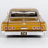Motormax Get Low Series 1964 Chevrolet Impala Hard Top Lowrider 1:24 Diecast Model GOLD 79021 All Star Toys Exclusive