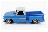 Motormax 1966 GMC C1000 Fenderside DIecast Model Blue 79035 1/24