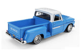 Motormax 1966 GMC C1000 Fenderside DIecast Model Blue 79035 1/24