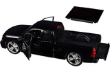 2006 Chevrolet Silverado 1500 Custom 1:25 Diecast Model by MotorMax 79039 Black