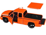 2006 Chevrolet Silverado 1500 Custom 1:25 Diecast Model by MotorMax 79039 Orange