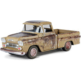 Motormax 1958 Chevy Apache Pickup Weathered Treasures Barn Find 1/24 Scale Diecast Model Car 79072