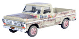 Motormax 1969 Ford F-100 Pickup Truck Weathered Treasures Barn Find 1/24 Scale Diecast Model Car 79074