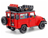 Motormax 1:24 Toyota FJ40 Land Cruiser Off Road Series Red 79137RED