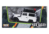 Motormax 1:24 Toyota FJ40 Land Cruiser Off Road Series White 79137WHITE