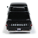 1958 Chevy Apache Fleetside Pickup Truck Lowrider Motormax Maxx Design Series 1/24 Diecast Model Car 79311MX Black