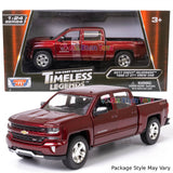 2017 Chevrolet Silverado 1500 LT Z71 Crew Cab 1:27 Diecast Model by MotorMax 79348