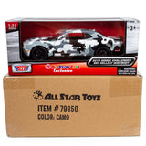 All Star Toys Exclusive 2018 Dodge Challenger SRT Hellcat Widebody Camouflage V.2 Edition 1/24 Diecast Model Car by Motormax 79350 Camo V.2