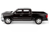 All Star Toys Exclusive 1:27 2018 CHEVY SILVERADO 1500 LTZ Crew Cab Black with Chrome Trims 79353