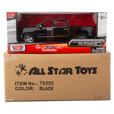 All Star Toys Exclusive 1:27 2018 CHEVY SILVERADO 1500 LTZ Crew Cab Black with Chrome Trims 79353