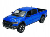 2019 RAM 1500 Crew Cab Rebel Pickup Truck Blue Motormax 79358
