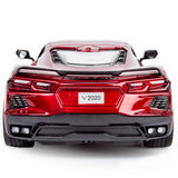 2020 Chevrolet Corvette C8 Stingray Red Mist Metallic Tintcoat 1:24 Scale Model All Star Toys Exclusive Motormax 79360