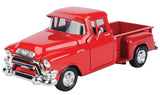 Motormax 1955 GMC Blue Chip Pickup 1/24 Scale Diecast Model Car 79382 RED