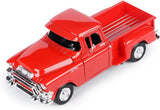 Motormax 1955 GMC Blue Chip Pickup 1/24 Scale Diecast Model Car 79382 RED