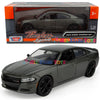 2023 Dodge Charger SXT Dark Grey 1/24 Diecast Model Motormax 79387