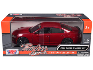 2023 Dodge Charger SXT RED 1/24 Diecast Model Motormax 79387 (Copy)