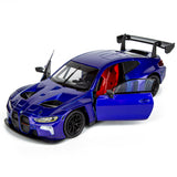 2026 BMW M4 GT3 1/24 Diecast Model Car Blue All Star Toys Exclusive 79390