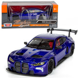 2026 BMW M4 GT3 1/24 Diecast Model Car Blue All Star Toys Exclusive 79390