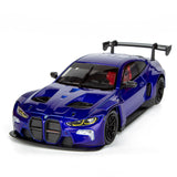 2026 BMW M4 GT3 1/24 Diecast Model Car Blue All Star Toys Exclusive 79390