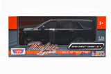 In stock! 2025 Chevrolet Tahoe Z71 1/24 Diecast Car Model Motormax 79392 BLACK