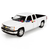 2006 Chevrolet Silverado 1500 Extended Cab 1:25 Diecast Model by MotorMax 79393 WHITE