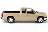 All Star Toys Exclusive 2006 Chevrolet Silverado 1500 Extended Cab Sandstone Metallic 1:25 Diecast Model MotorMax 79393 Sandstone/champagne/beige
