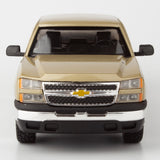 All Star Toys Exclusive 2006 Chevrolet Silverado 1500 Extended Cab Sandstone Metallic 1:25 Diecast Model MotorMax 79393 Sandstone/champagne/beige