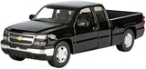 2006 Chevrolet Silverado 1500 Extended Cab 1:25 Diecast Model by MotorMax 79393 Black