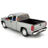 2006 Chevrolet Silverado 1500 Extended Cab 1:25 Diecast Model by MotorMax 79393 Grey