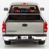 2006 Chevrolet Silverado 1500 Extended Cab 1:25 Diecast Model by MotorMax 79393 Grey