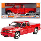 2006 Chevrolet Silverado SS Extended Cab 1:25 Diecast Model by MotorMax 79394 RED