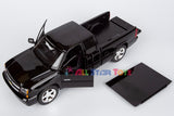 2006 Chevrolet Silverado SS Extended Cab 1:25 Diecast Model by MotorMax 79394 BLACK