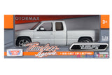 2006 Chevrolet Silverado SS Extended Cab 1:25 Diecast Model by MotorMax 79394 Silver