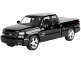 2006 Chevrolet Silverado SS Extended Cab 1:25 Diecast Model by MotorMax 79394 BLACK