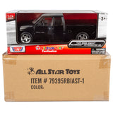 Motormax 2006 Chevy Silverado 1500 Intimidator SS Extended Cab w/Bed Cover Pickup Truck 1/25 Diecast Model Car All Star Toys Exclusive 79395