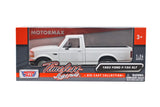 Motormax 1993 Ford F-150 XLT Pickup Truck 1/24 Diecast Model 79397 WHITE