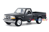 Motormax 1993 Ford F-150 XLT Pickup Truck 1/24 Diecast Model 79397 BLACK