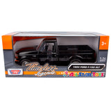 Motormax 1993 Ford F-150 XLT Pickup Truck 1/24 Diecast Model 79397 BLACK
