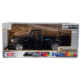 Motormax 1993 Ford F-150 SVT Lightning Pickup Truck 1/24 Diecast Model 79398 BLACK