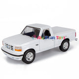 Motormax 1993 Ford F-150 SVT Lightning Pickup Truck 1/24 Diecast Model 79398 WHITE