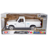 Motormax 1993 Ford F-150 SVT Lightning Pickup Truck 1/24 Diecast Model 79398 WHITE
