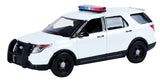 MOTORMAX 1:43 2015 Ford Explorer Unmarked Police Interceptor SUV Diecast Model 79476 79478 White Black